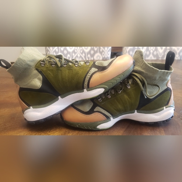 NIKE AIR ZOOM TALARIA MID FLYKNIT PREMIUM  GREEN Mens Shoes Size 12 - Picture 12 of 14